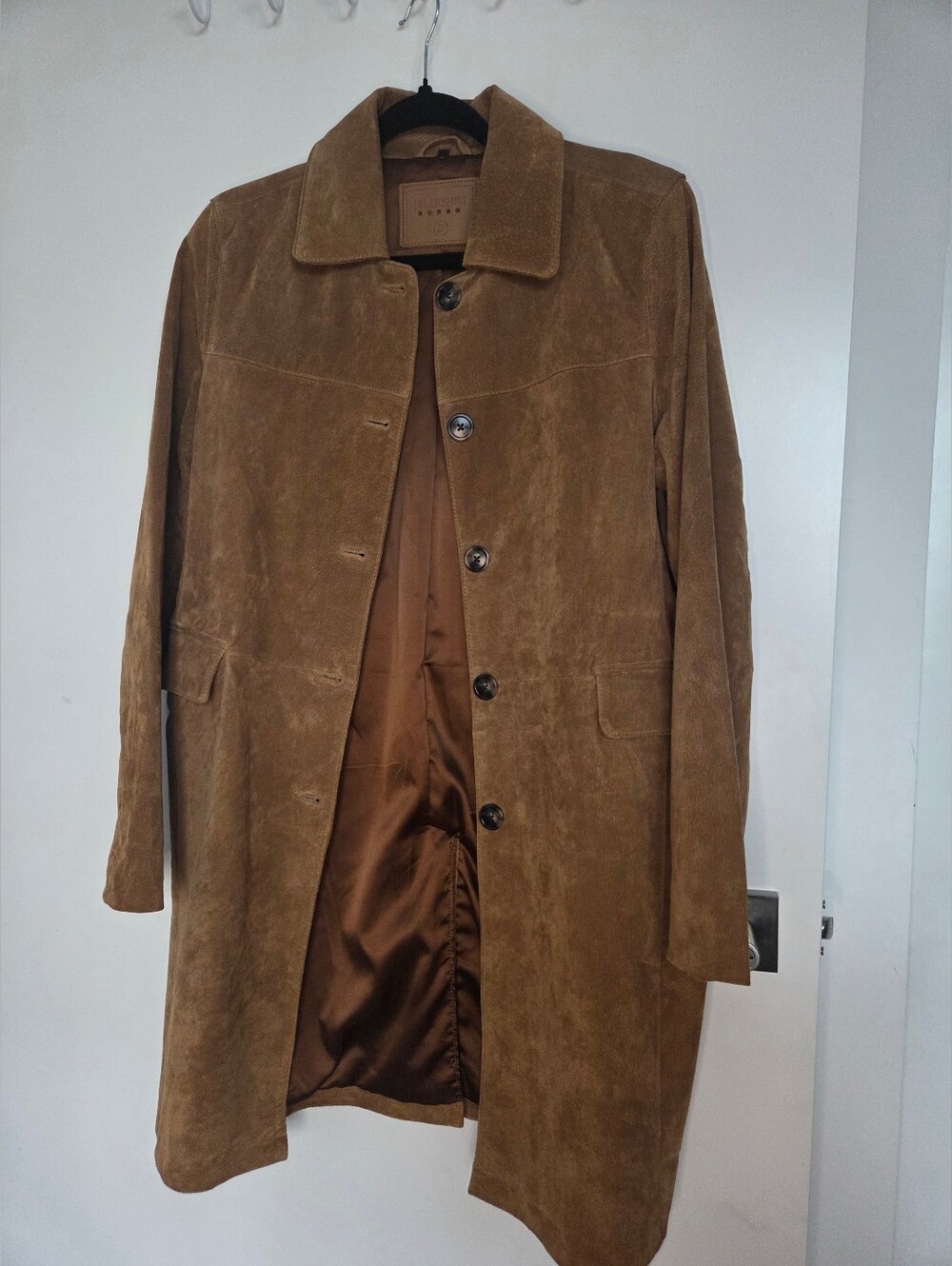 Blank NYC Real Suede Trench Coat